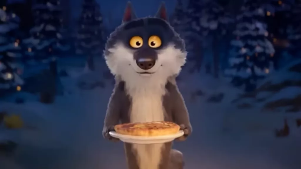 Le loup d'Intermarché présente fièrement sa quiche végétarienne - publicité virale 2025