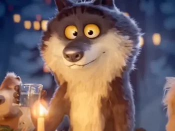 Le loup d'Intermarché mal-aimé ous la neige - animation 3D Illogic Studios