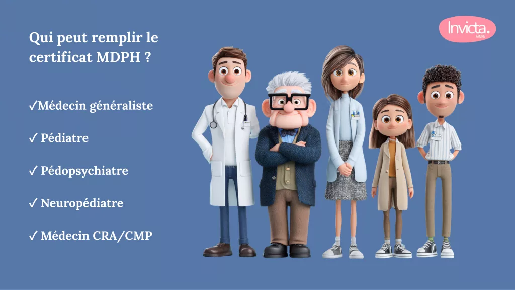 Liste des médecins habilités à remplir le certificat médical MDPH